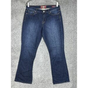 Lucky Brand Sofia Boot Jeans Womens Size 14 Blue Denim Bootcut Pockets Stretch‎